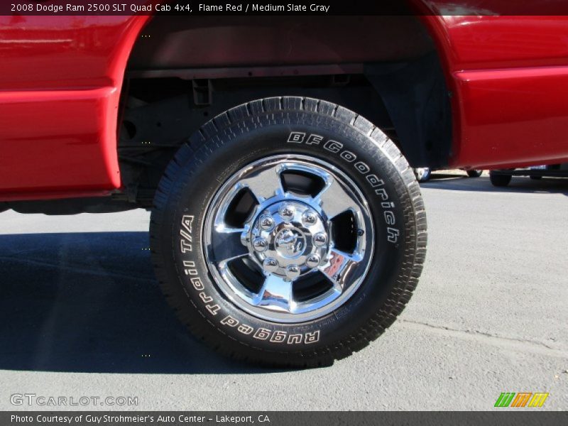 Flame Red / Medium Slate Gray 2008 Dodge Ram 2500 SLT Quad Cab 4x4