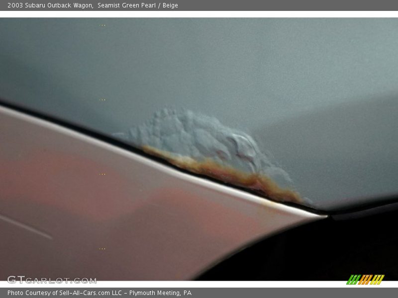 Seamist Green Pearl / Beige 2003 Subaru Outback Wagon