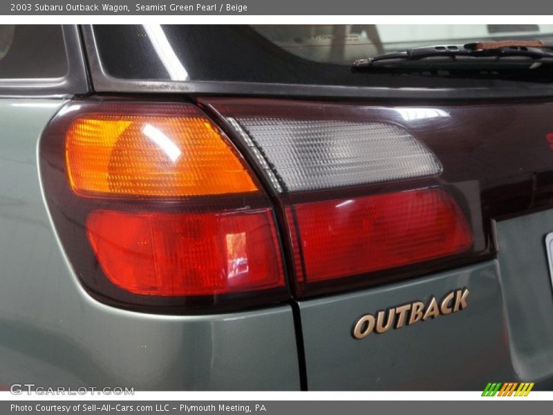 Seamist Green Pearl / Beige 2003 Subaru Outback Wagon