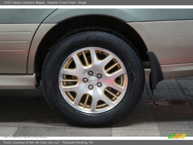 Seamist Green Pearl / Beige 2003 Subaru Outback Wagon