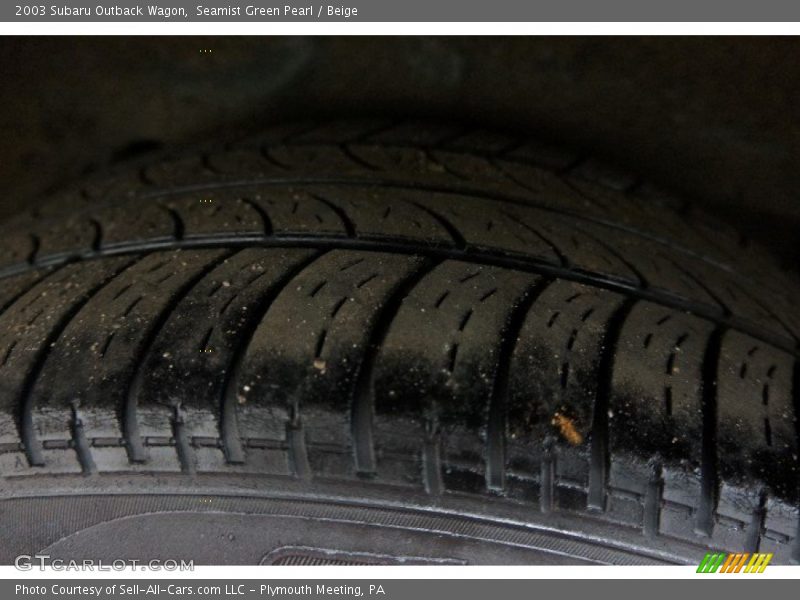 Seamist Green Pearl / Beige 2003 Subaru Outback Wagon