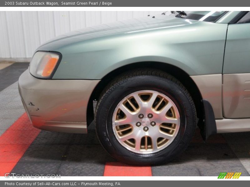 Seamist Green Pearl / Beige 2003 Subaru Outback Wagon