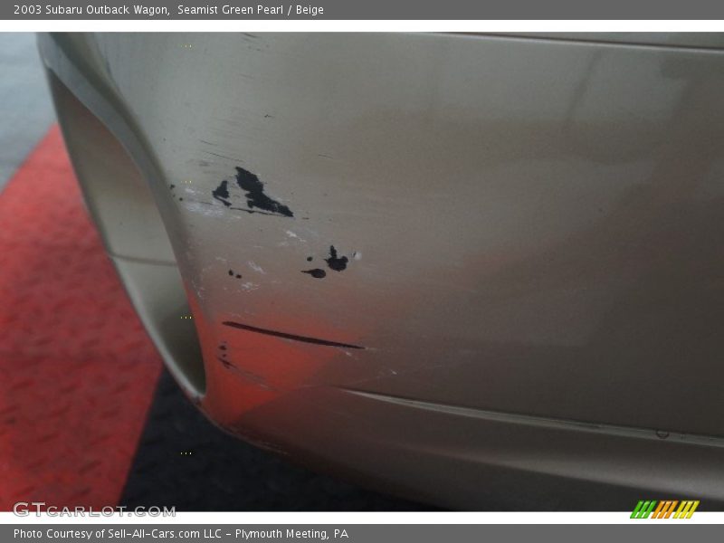 Seamist Green Pearl / Beige 2003 Subaru Outback Wagon