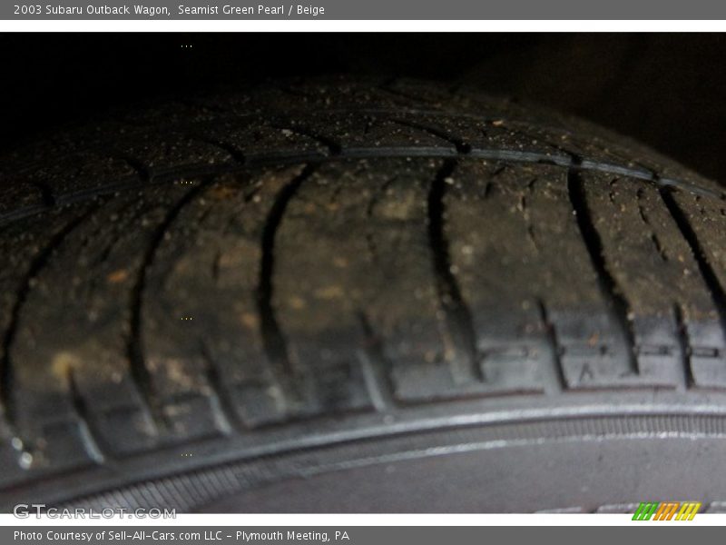 Seamist Green Pearl / Beige 2003 Subaru Outback Wagon