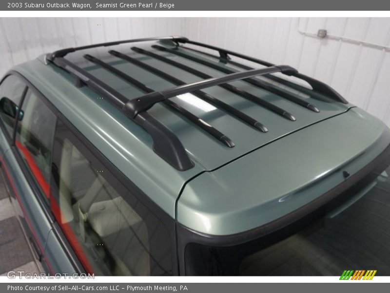 Seamist Green Pearl / Beige 2003 Subaru Outback Wagon