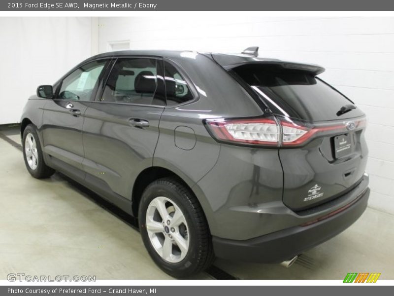 Magnetic Metallic / Ebony 2015 Ford Edge SE AWD