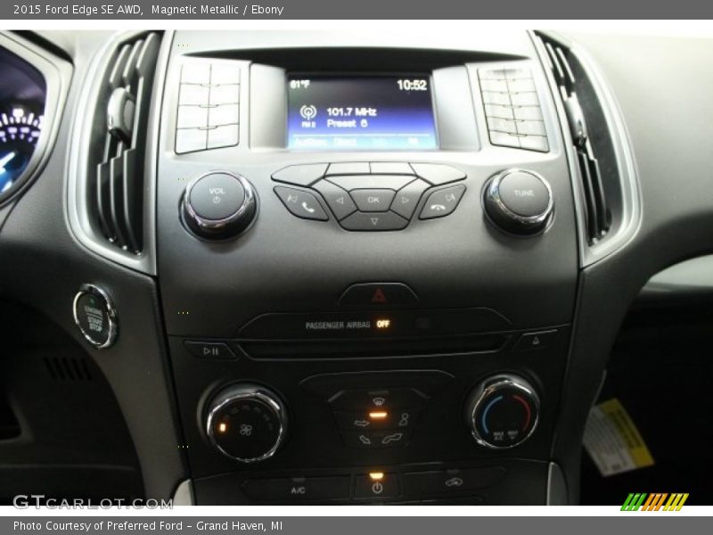 Magnetic Metallic / Ebony 2015 Ford Edge SE AWD