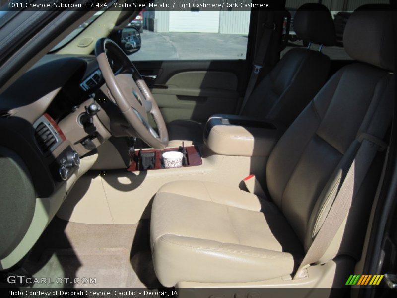 Mocha Steel Metallic / Light Cashmere/Dark Cashmere 2011 Chevrolet Suburban LTZ 4x4