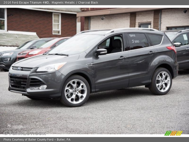 Magnetic Metallic / Charcoal Black 2016 Ford Escape Titanium 4WD