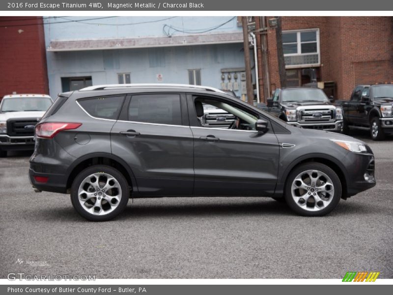 Magnetic Metallic / Charcoal Black 2016 Ford Escape Titanium 4WD