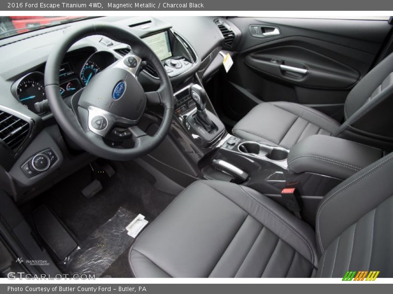 Magnetic Metallic / Charcoal Black 2016 Ford Escape Titanium 4WD
