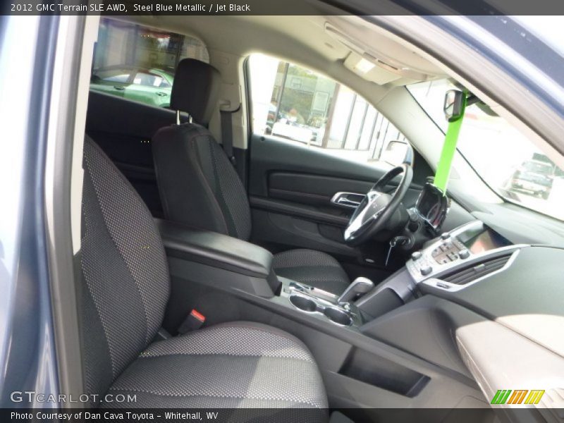 Steel Blue Metallic / Jet Black 2012 GMC Terrain SLE AWD