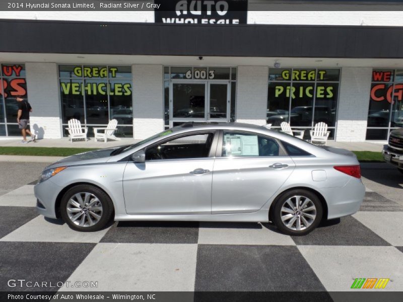 Radiant Silver / Gray 2014 Hyundai Sonata Limited