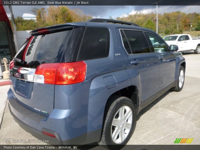 Steel Blue Metallic / Jet Black 2012 GMC Terrain SLE AWD