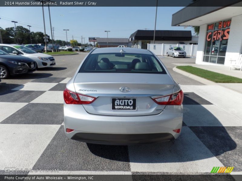 Radiant Silver / Gray 2014 Hyundai Sonata Limited