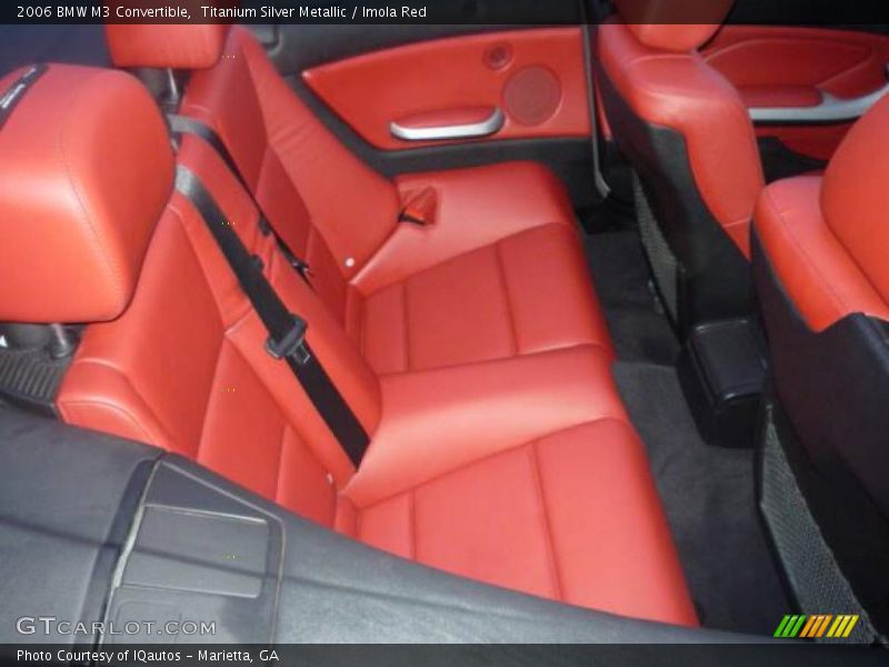 Titanium Silver Metallic / Imola Red 2006 BMW M3 Convertible