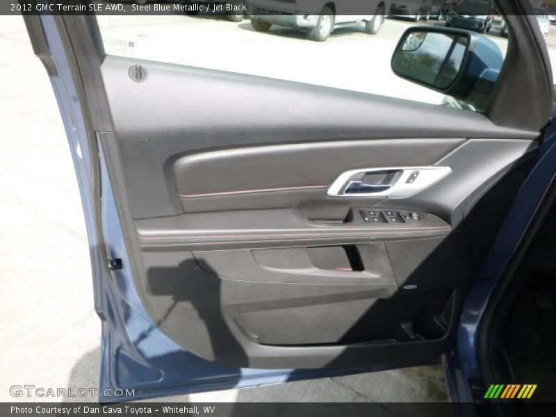 Steel Blue Metallic / Jet Black 2012 GMC Terrain SLE AWD