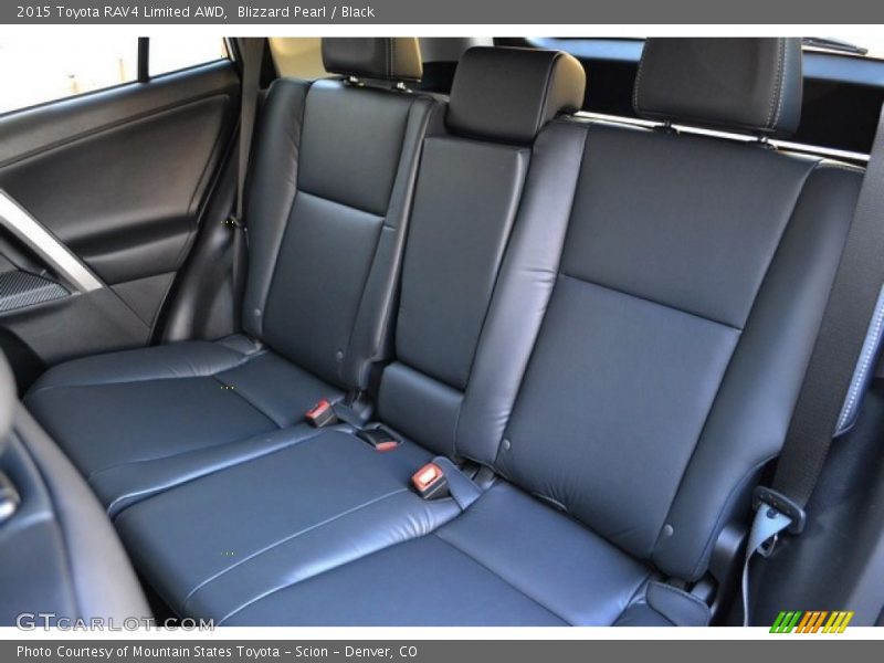 Blizzard Pearl / Black 2015 Toyota RAV4 Limited AWD