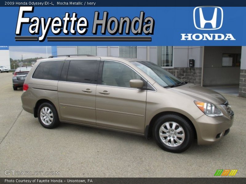 Mocha Metallic / Ivory 2009 Honda Odyssey EX-L