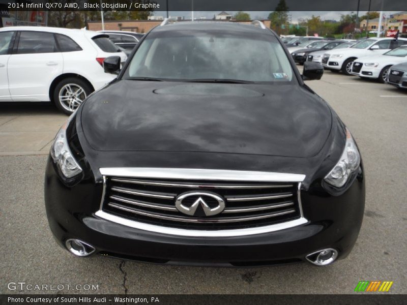 Black Obsidian / Graphite 2014 Infiniti QX70 AWD