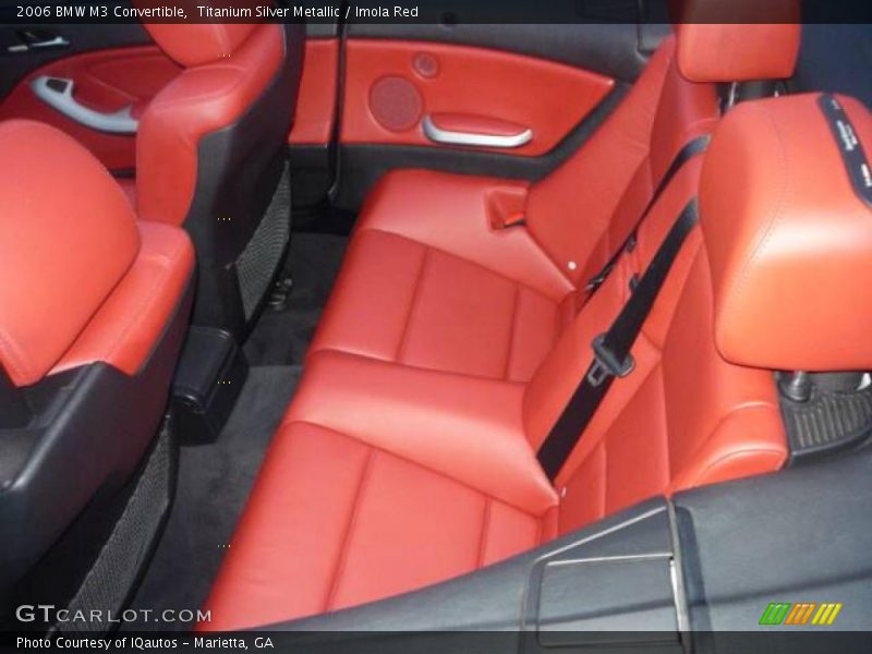 Titanium Silver Metallic / Imola Red 2006 BMW M3 Convertible