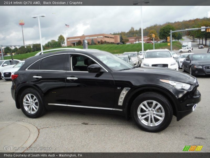  2014 QX70 AWD Black Obsidian