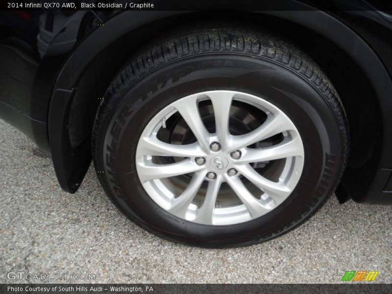 Black Obsidian / Graphite 2014 Infiniti QX70 AWD