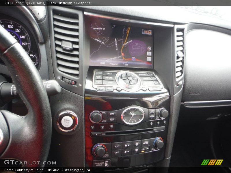 Controls of 2014 QX70 AWD