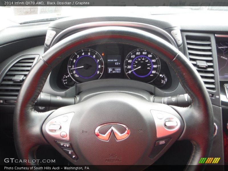 Black Obsidian / Graphite 2014 Infiniti QX70 AWD