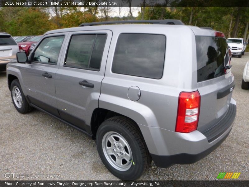 Billet Silver Metallic / Dark Slate Gray 2016 Jeep Patriot Sport