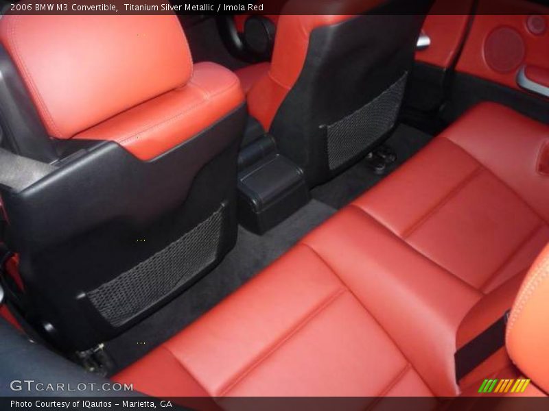 Titanium Silver Metallic / Imola Red 2006 BMW M3 Convertible