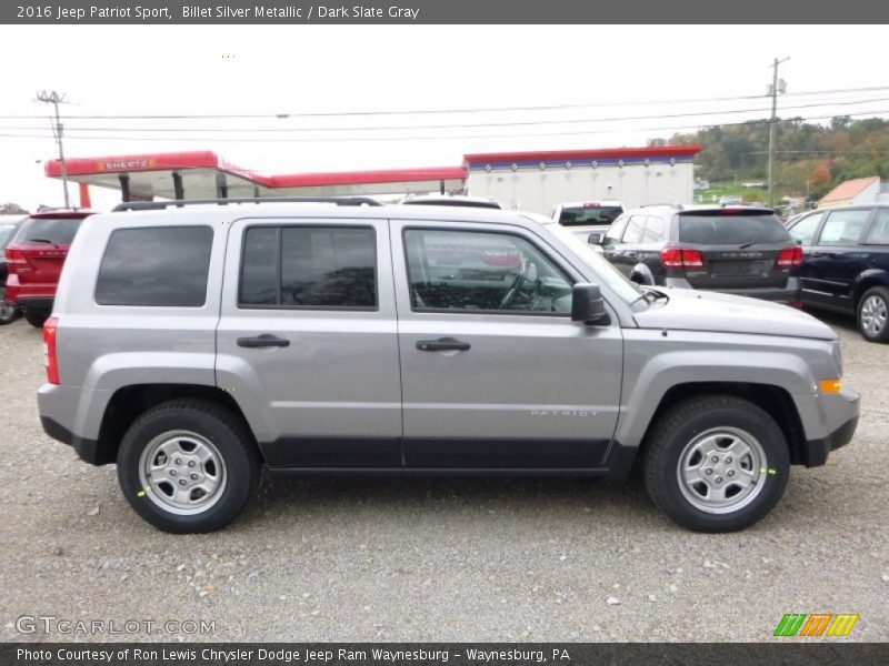 Billet Silver Metallic / Dark Slate Gray 2016 Jeep Patriot Sport