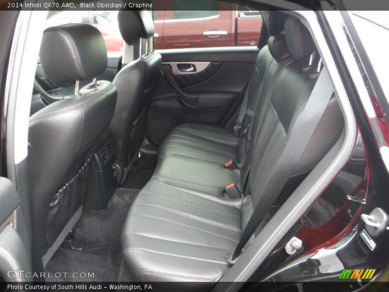 Rear Seat of 2014 QX70 AWD