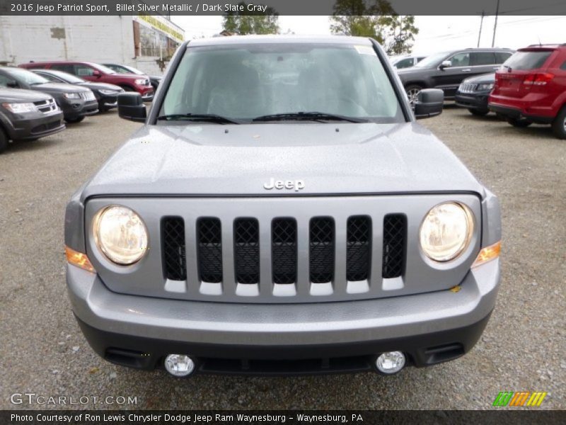 Billet Silver Metallic / Dark Slate Gray 2016 Jeep Patriot Sport