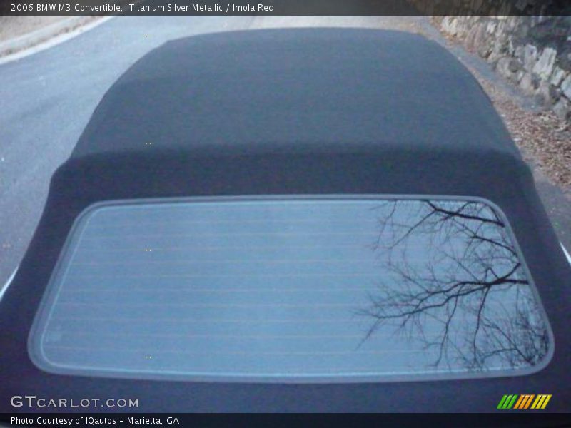 Titanium Silver Metallic / Imola Red 2006 BMW M3 Convertible