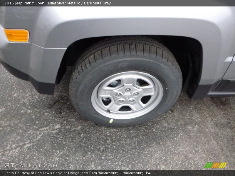Billet Silver Metallic / Dark Slate Gray 2016 Jeep Patriot Sport