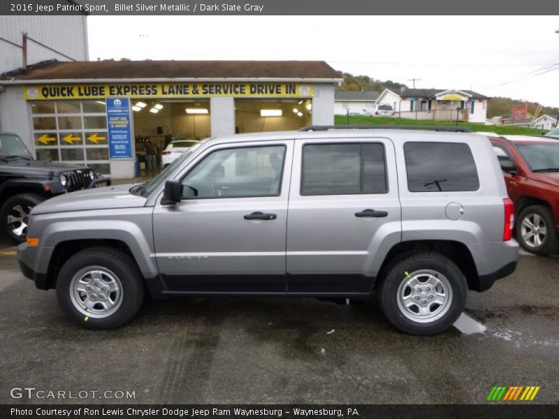 Billet Silver Metallic / Dark Slate Gray 2016 Jeep Patriot Sport