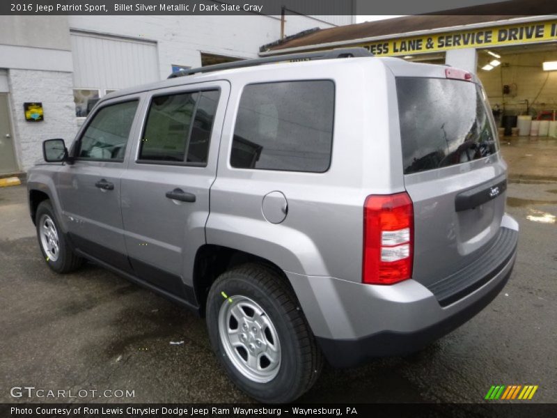 Billet Silver Metallic / Dark Slate Gray 2016 Jeep Patriot Sport