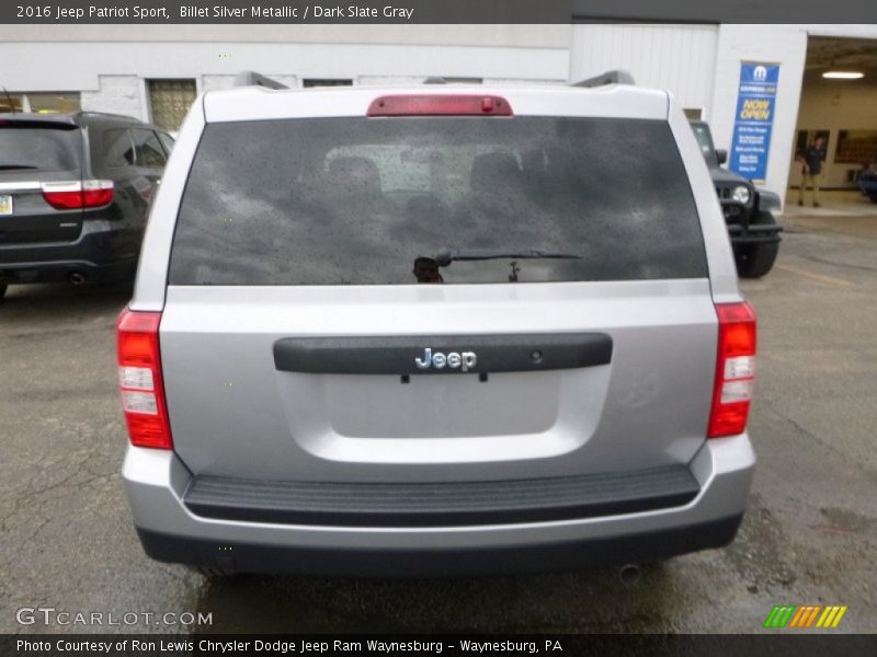 Billet Silver Metallic / Dark Slate Gray 2016 Jeep Patriot Sport
