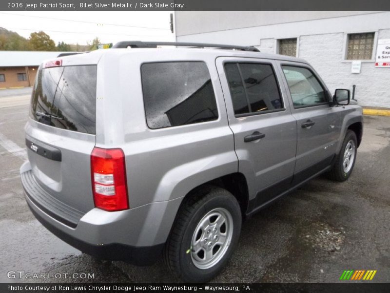 Billet Silver Metallic / Dark Slate Gray 2016 Jeep Patriot Sport