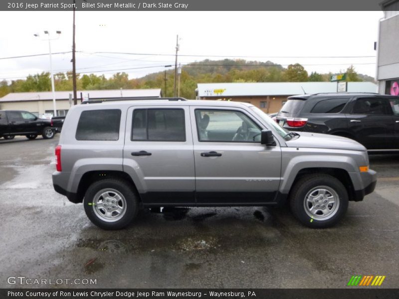 Billet Silver Metallic / Dark Slate Gray 2016 Jeep Patriot Sport