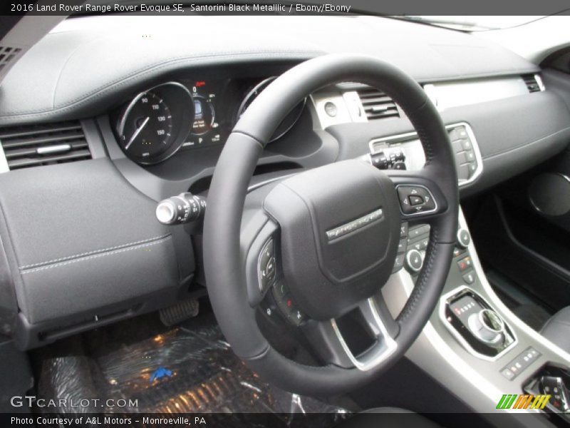 Santorini Black Metalllic / Ebony/Ebony 2016 Land Rover Range Rover Evoque SE