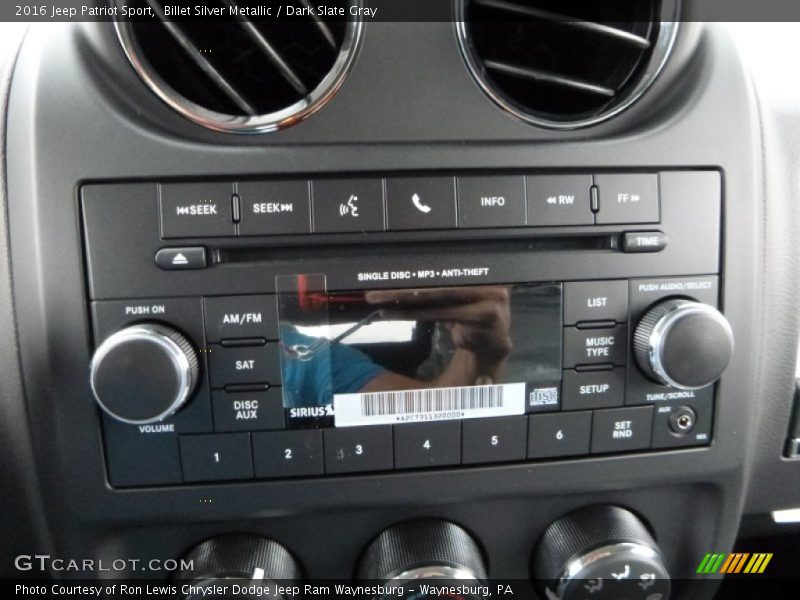 Billet Silver Metallic / Dark Slate Gray 2016 Jeep Patriot Sport