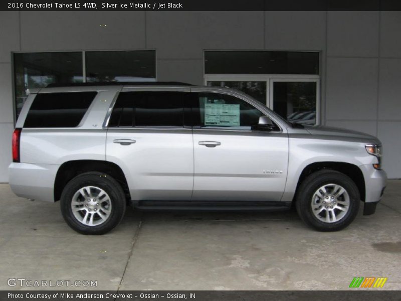 Silver Ice Metallic / Jet Black 2016 Chevrolet Tahoe LS 4WD