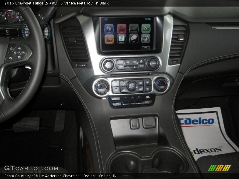 Silver Ice Metallic / Jet Black 2016 Chevrolet Tahoe LS 4WD