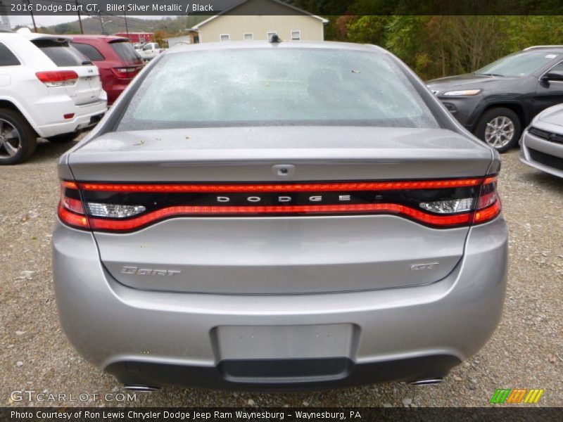 Billet Silver Metallic / Black 2016 Dodge Dart GT