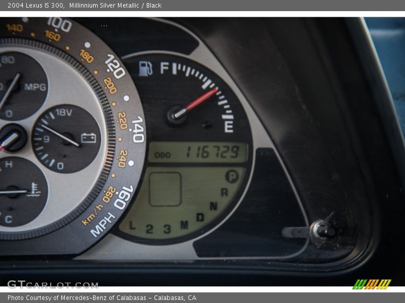  2004 IS 300 300 Gauges