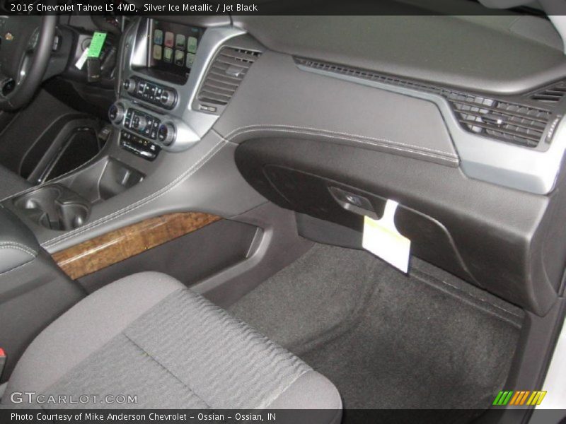 Silver Ice Metallic / Jet Black 2016 Chevrolet Tahoe LS 4WD