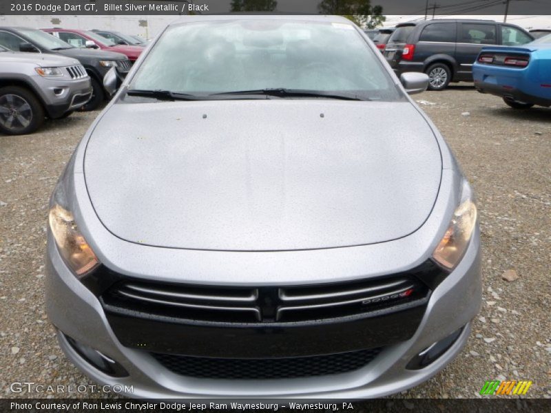 Billet Silver Metallic / Black 2016 Dodge Dart GT