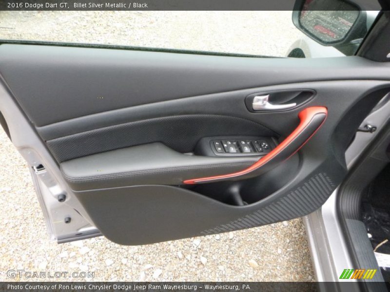 Billet Silver Metallic / Black 2016 Dodge Dart GT